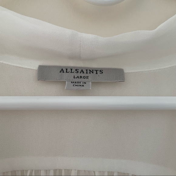 All Saint crossover long sleeves women’s shirts Size L - Picture 3 of 7